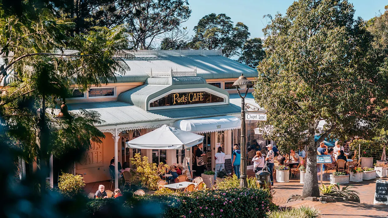 Montville streetscape. Credit: Tourism & Events Queensland