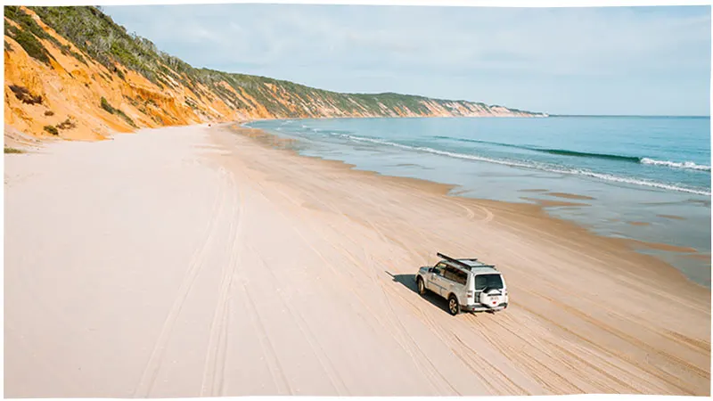 Rainbow Beach driving