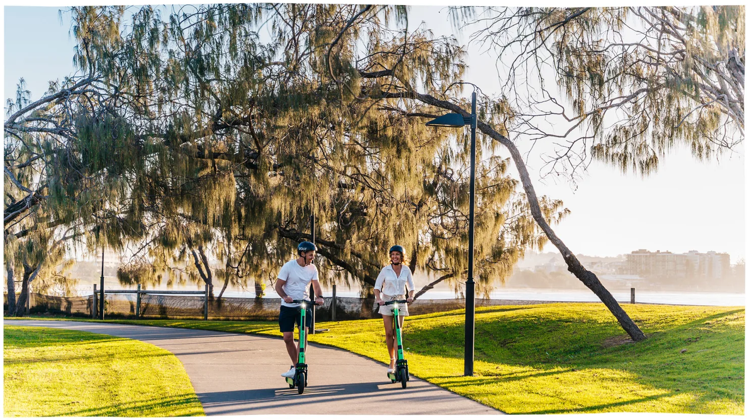 Hire an Oggy Scooter or take a walk along Mooloolaba paths.