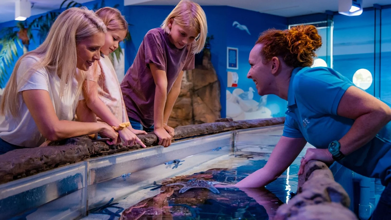 Family at Sea Life, Mooloolaba