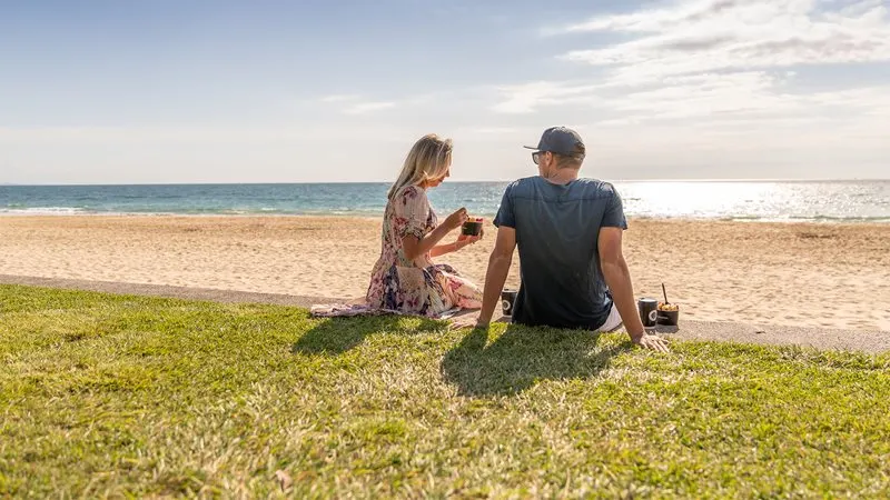 Acai bowls at Mooloolaba Beach