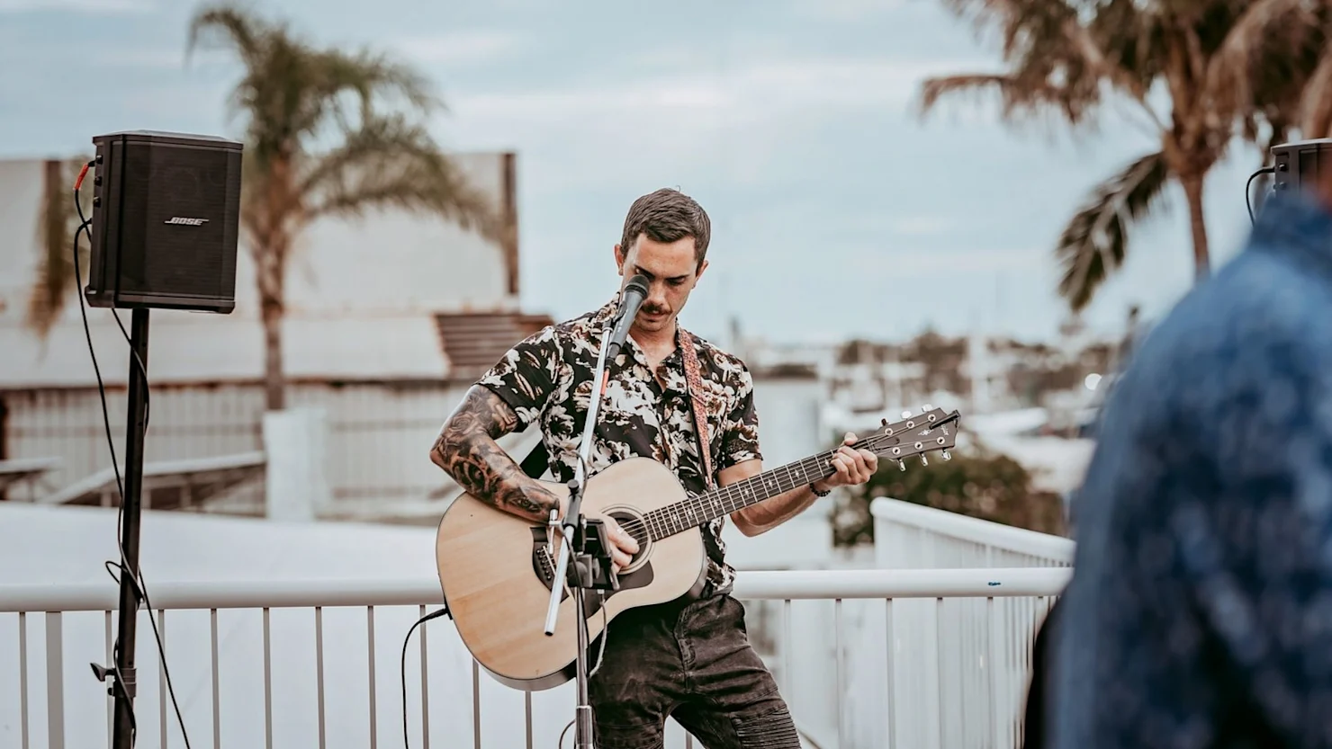 Live music at Pier 33, Mooloolaba, Sunshine Coast
