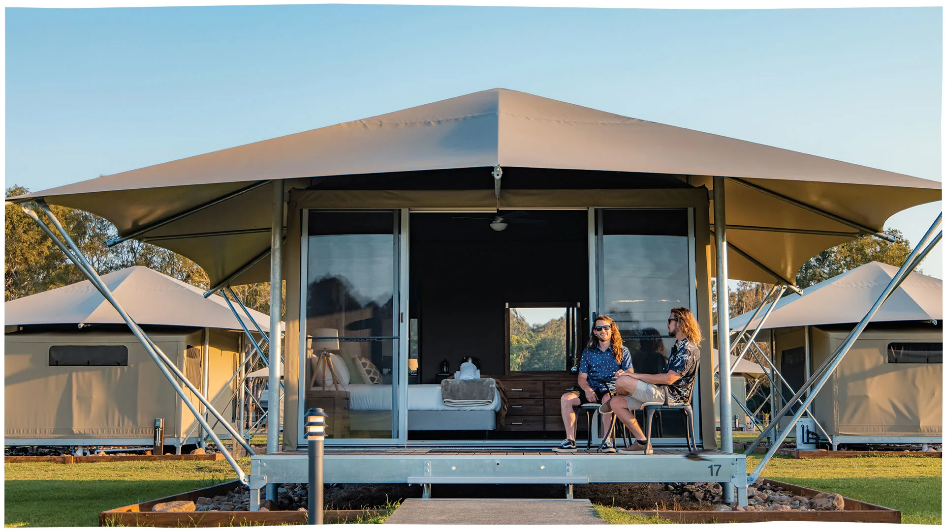 Paperbark tents at Habitat Noosa