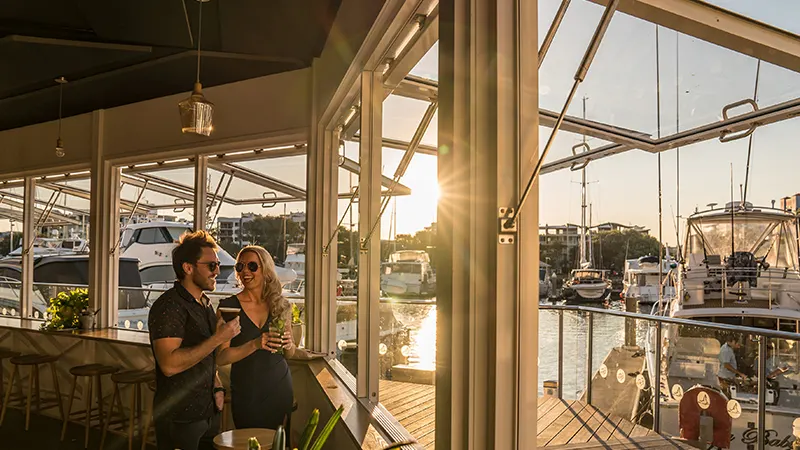 Sunset drinks, Mooloolaba