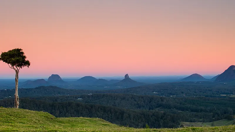 Glasshouse mountains