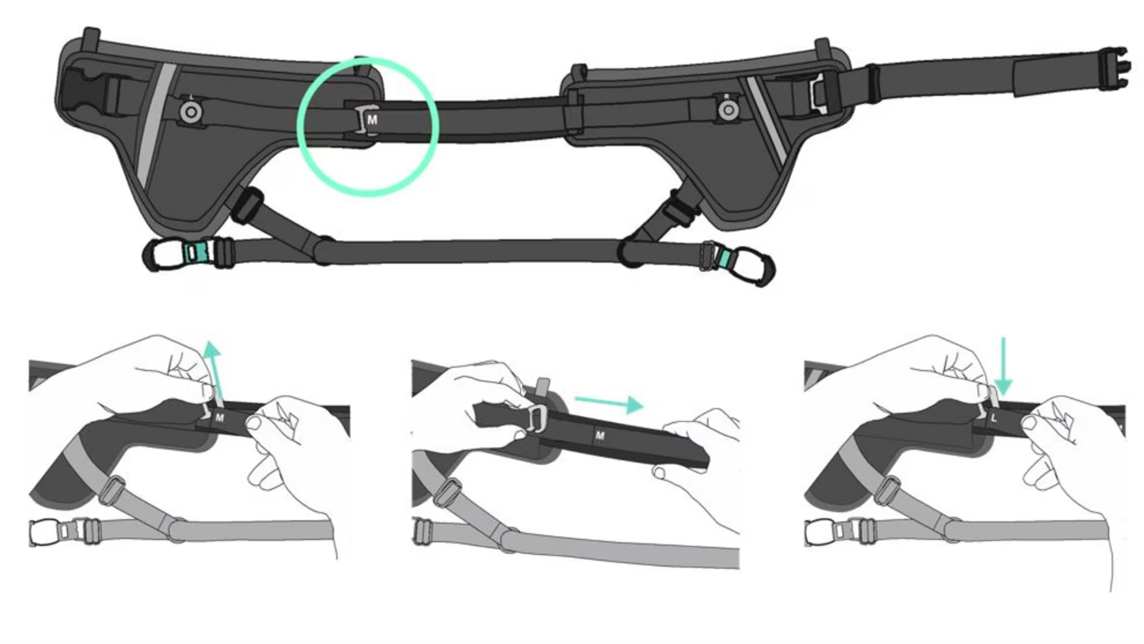 8b Belt adjustment