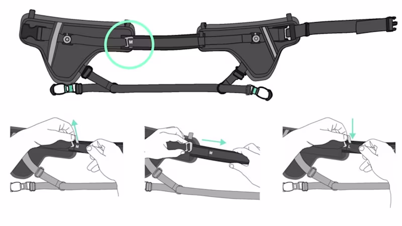8b Belt adjustment