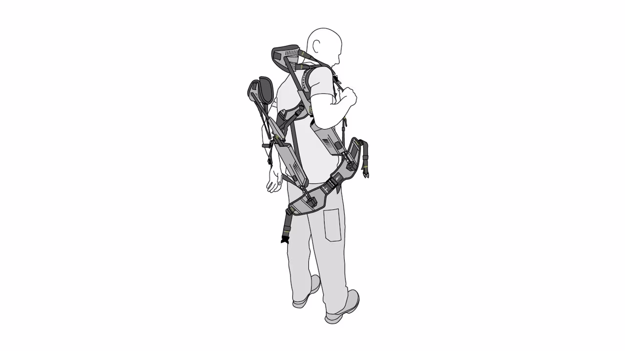 1: “like a backpack”