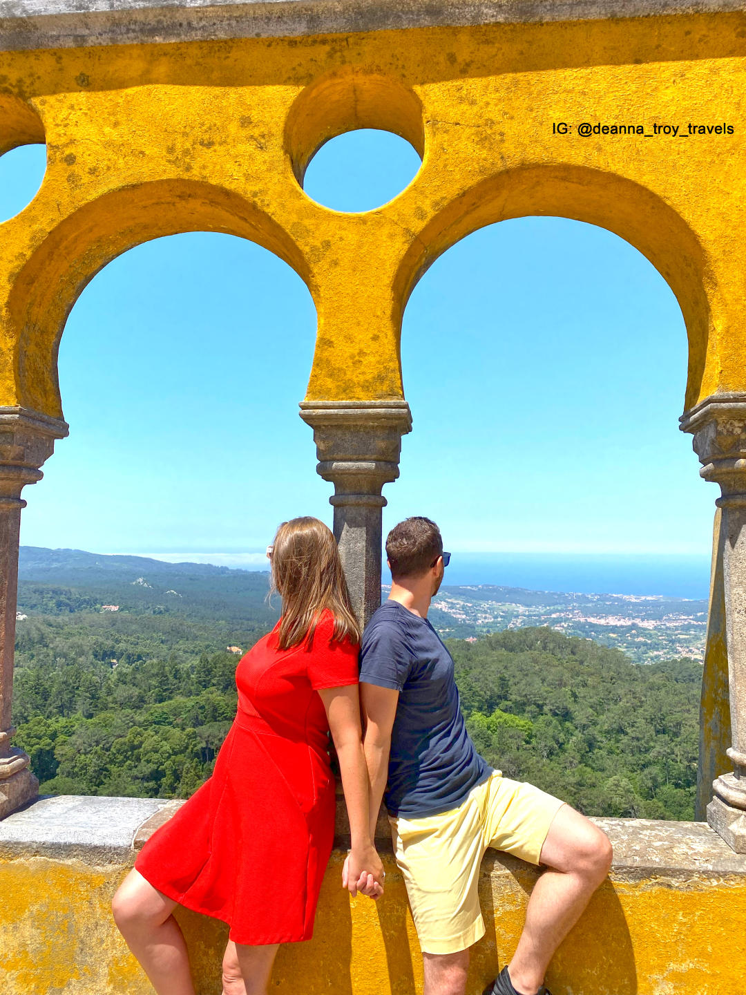 These window openings at Pena Palace are the perfect photo opp!