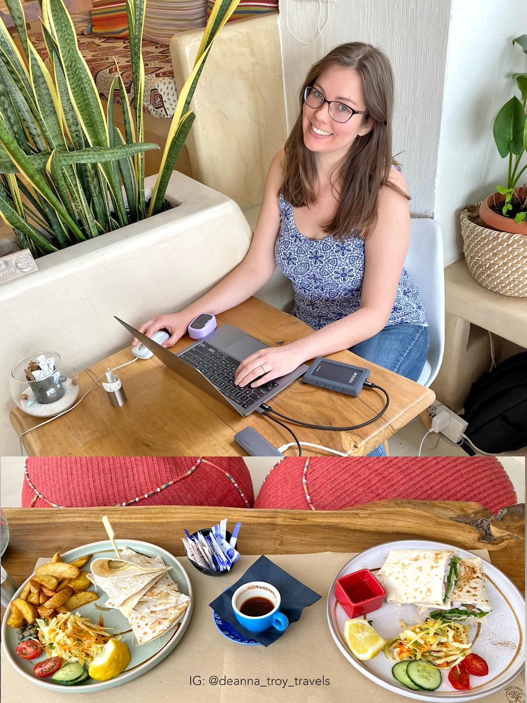 Work cafe with vegan options