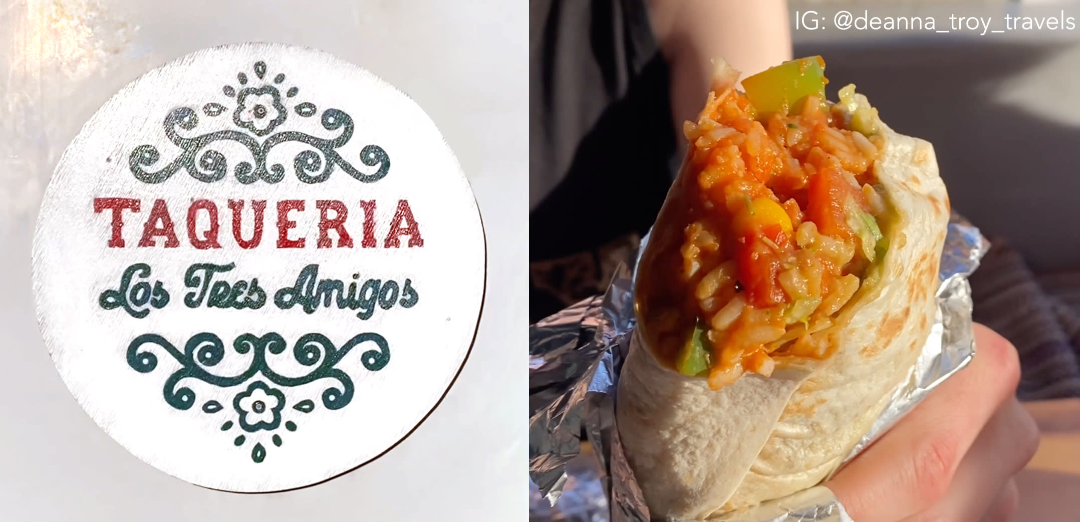 Vegan Burrito from Taqueria