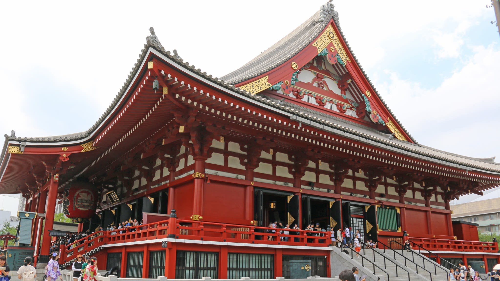 Photo of the Sensoji Temple in Japan