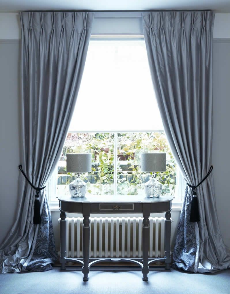 pleated curtains