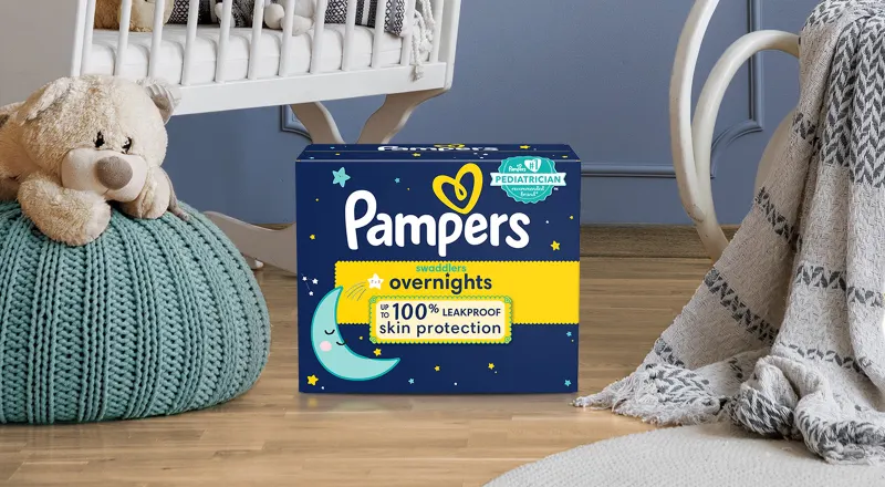 Pampers® Swaddlers Overnights™.