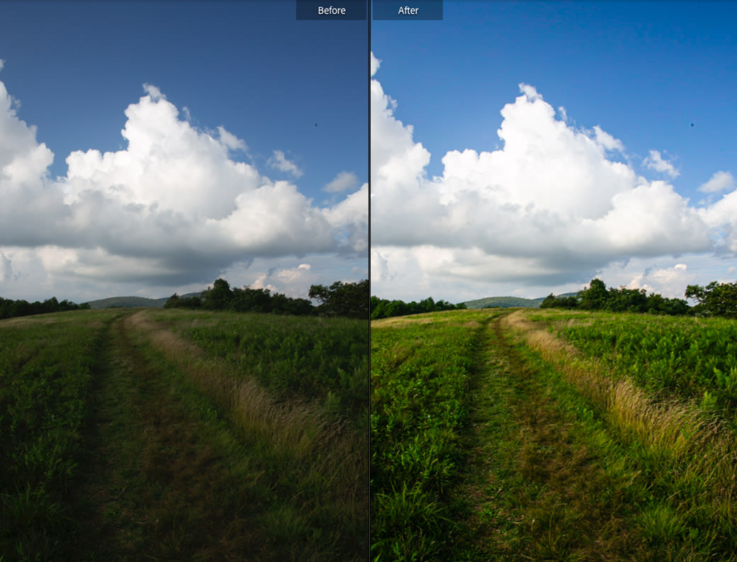 One Click Wonder preset simplifying editing in Lightroom