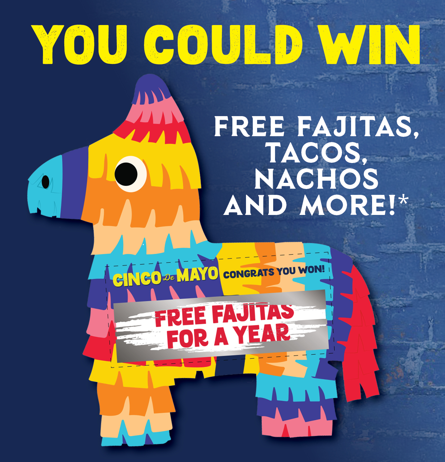 Image of a pinata scratch card 