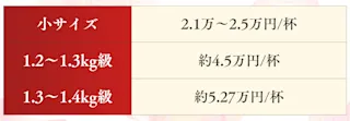 雄(黄色タグ付き)価格