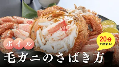 毛ガニ(ボイル)の捌き方
