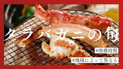 タラバガニの旬は地域によって異なる!地域別の漁獲時期や美味しい時期を紹介