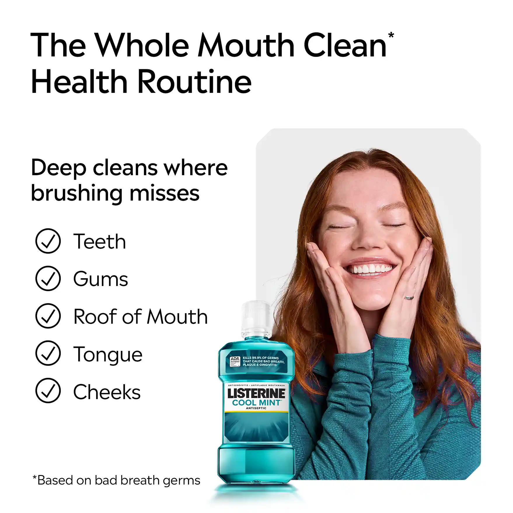 The whole mouth clean health routine