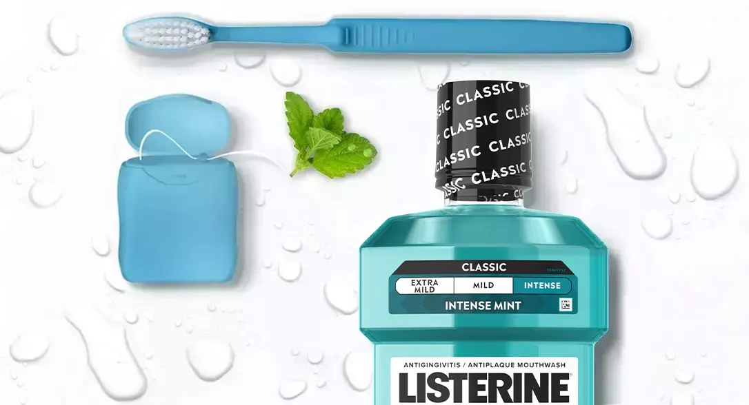3 Steps for a Cleaner, Healthier Mouth: 1 Brush, 2 Floss and 3 Listerine!