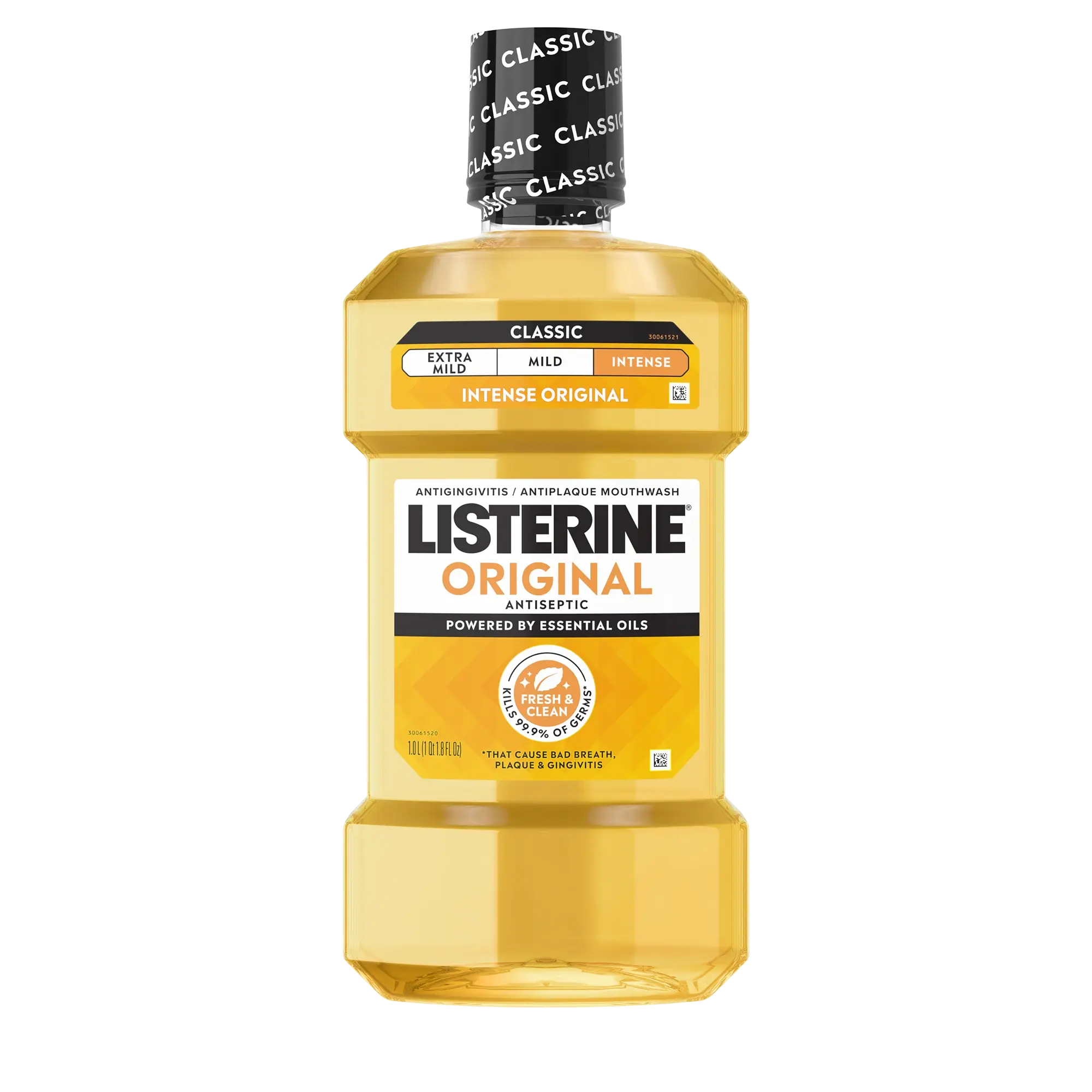 Front pack shot of LISTERINE® Original Intense Antiseptic Mouthwash 1L
