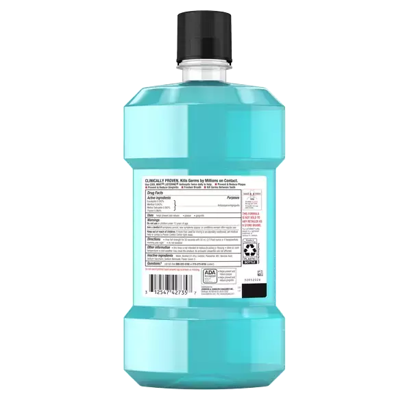 LISTERINE® COOL MINT® Antiseptic Mouthwash back