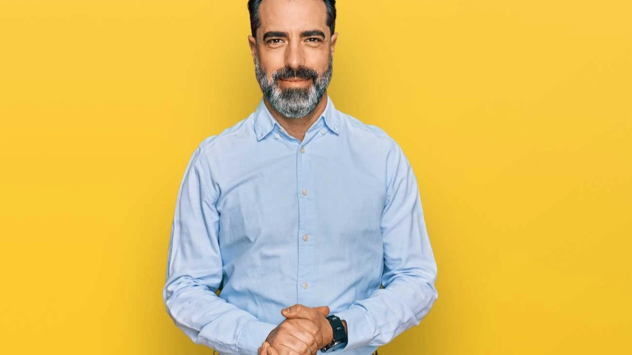Man smiling