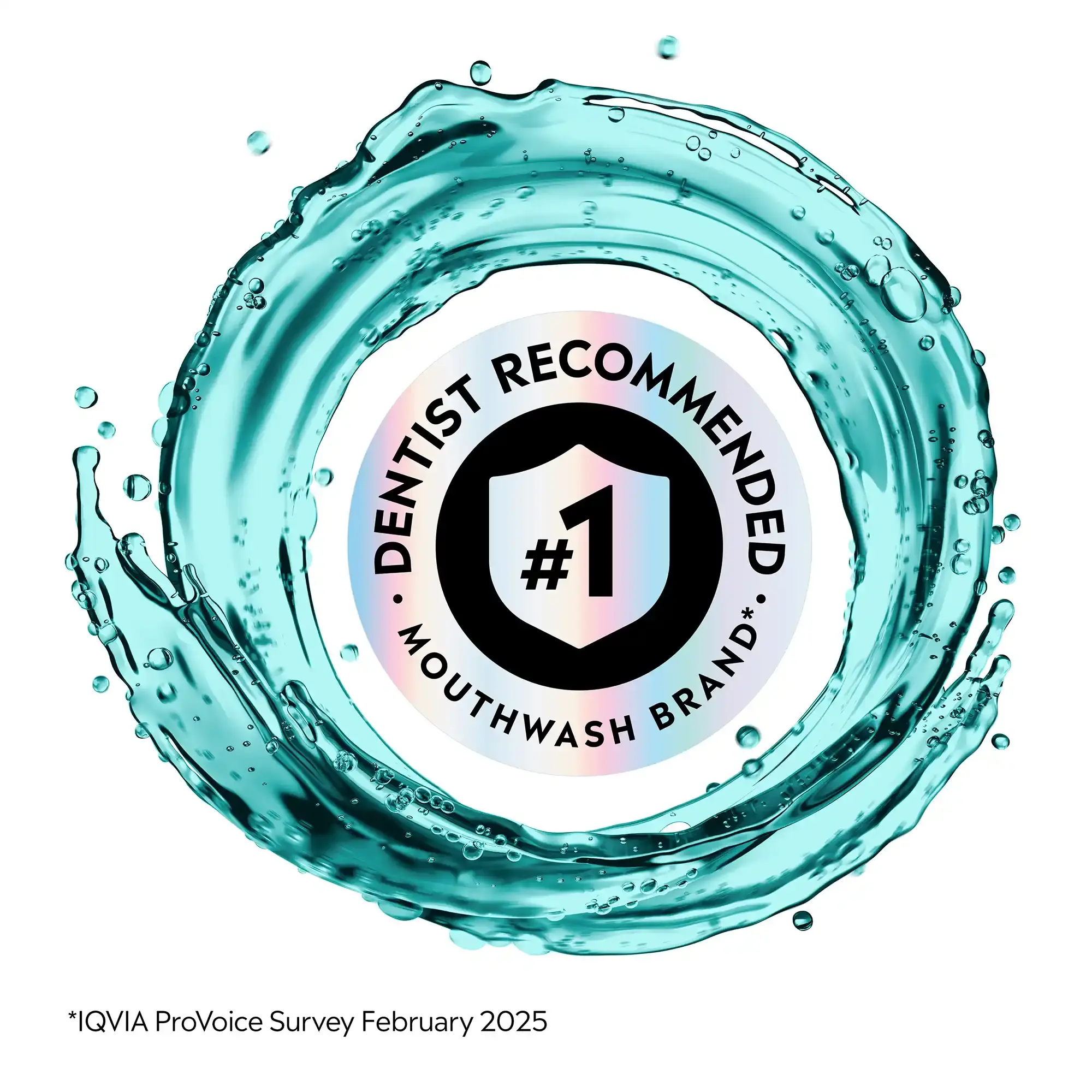 #1 Dentist Recommended Mouthwash Brand IQVIA ProVoice Survey February 2025