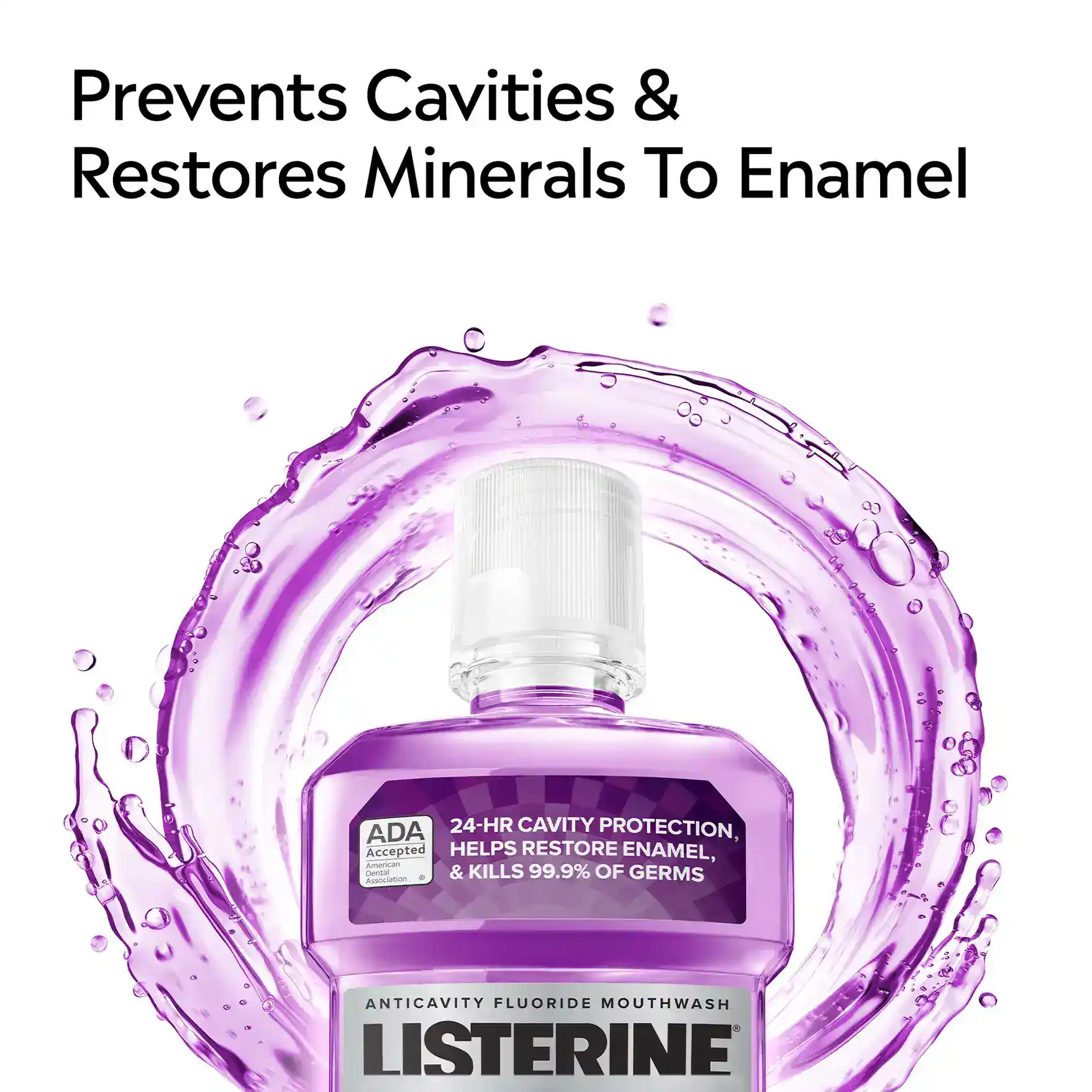 Prevents cavities & restores minerals to enamel