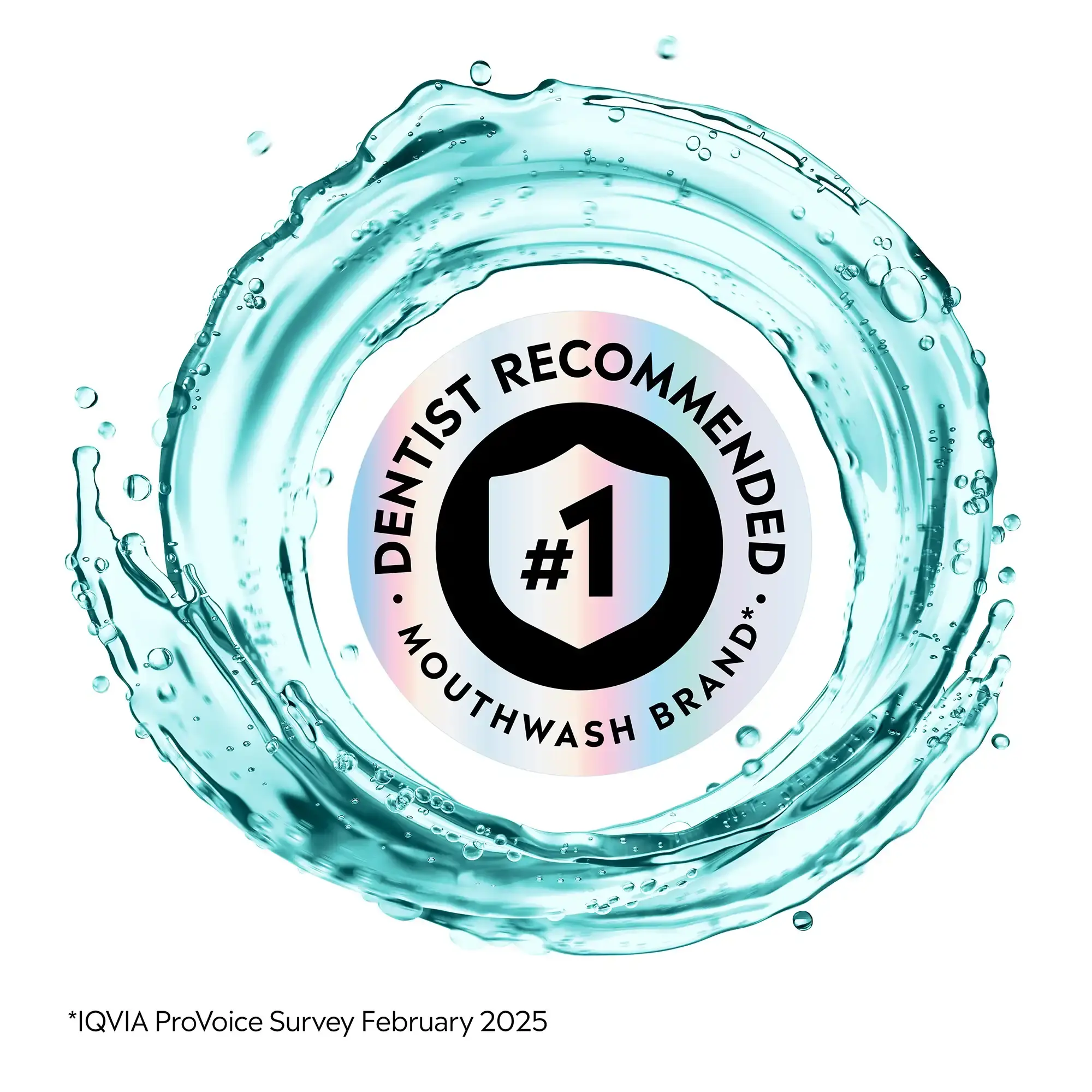 #1 Dentist Recommended Mouthwash Brand IQVIA ProVoice Survey February 2025