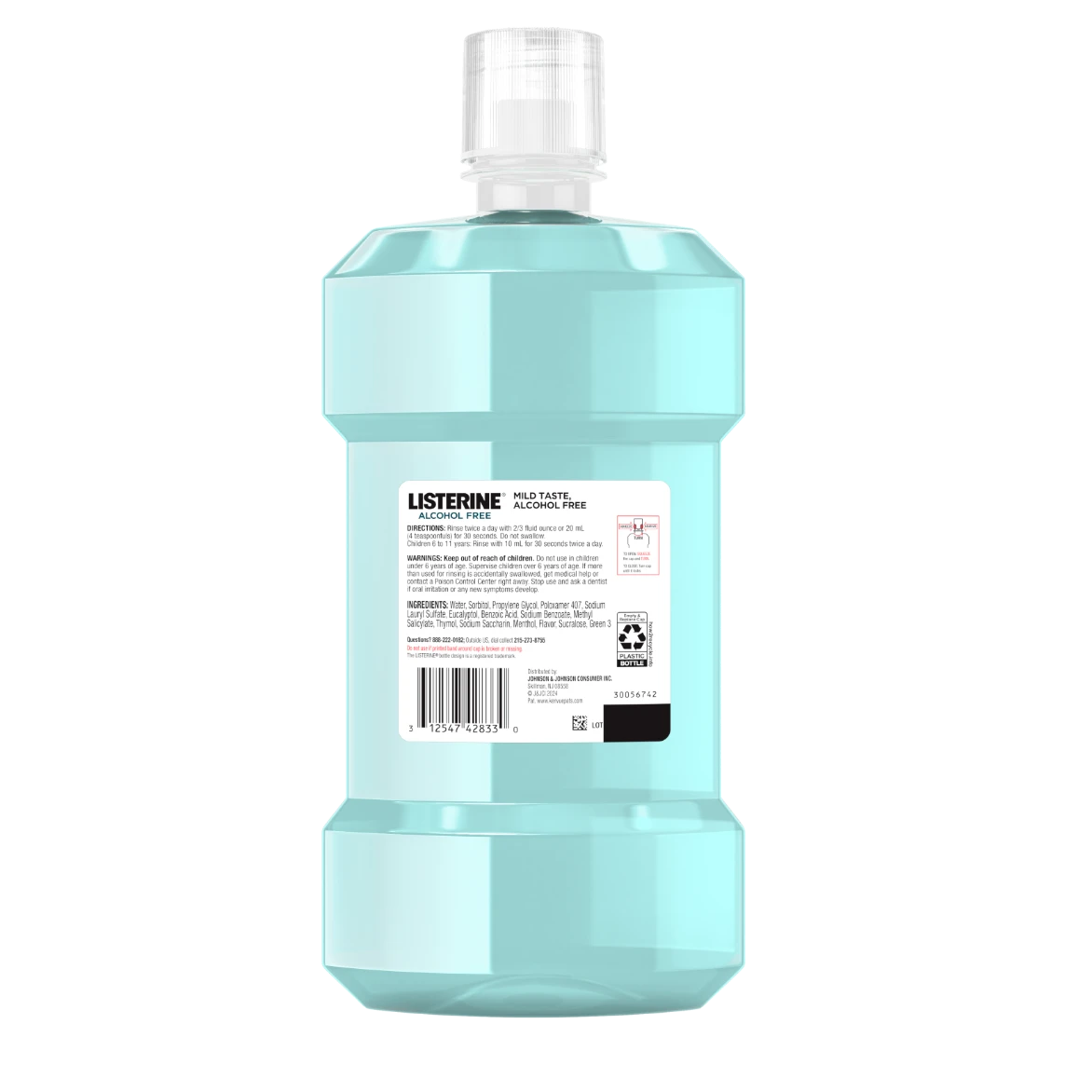 LISTERINE® COOL MINT® Zero Alcohol Mouthwash back