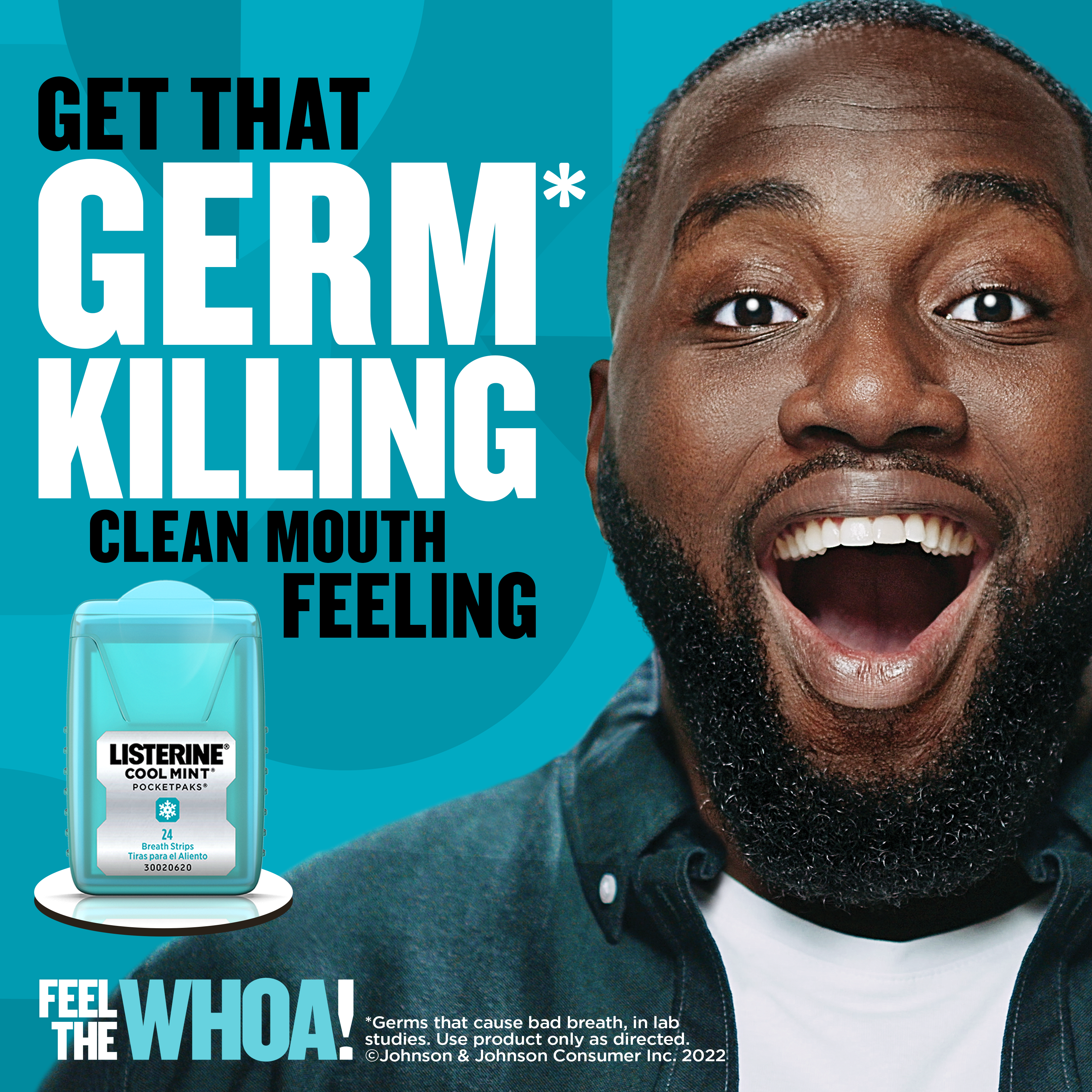 LISTERINE POCKETPAKS COOL MINT: For That Germ Killing, Clean Mouth Feeling