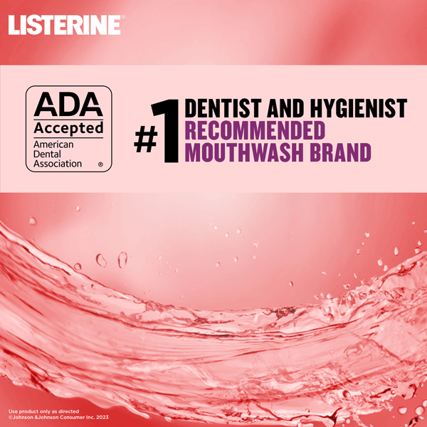 Listerine Clinical Solutions Gum Health Mouthwash ADA Approved