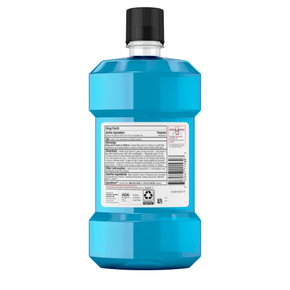 Listerine Smart Rinse Bubble Blast back