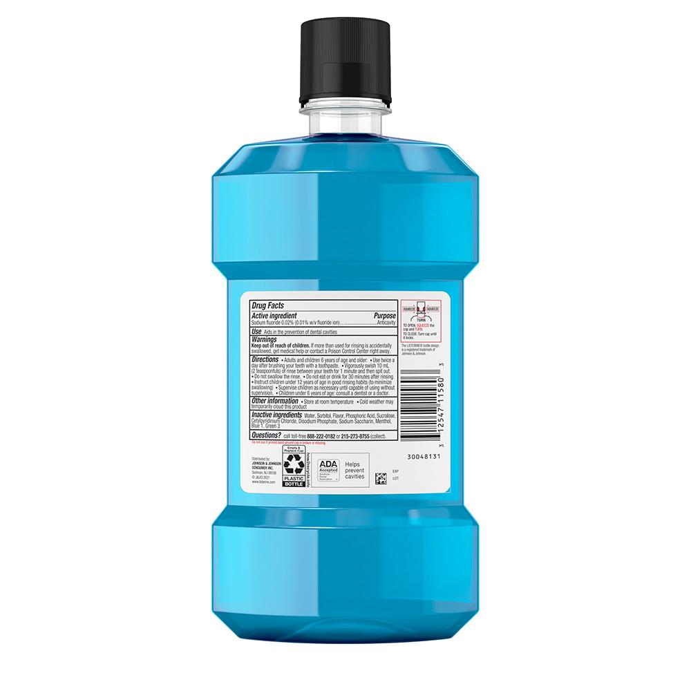 Listerine Smart Rinse Bubble Blast back