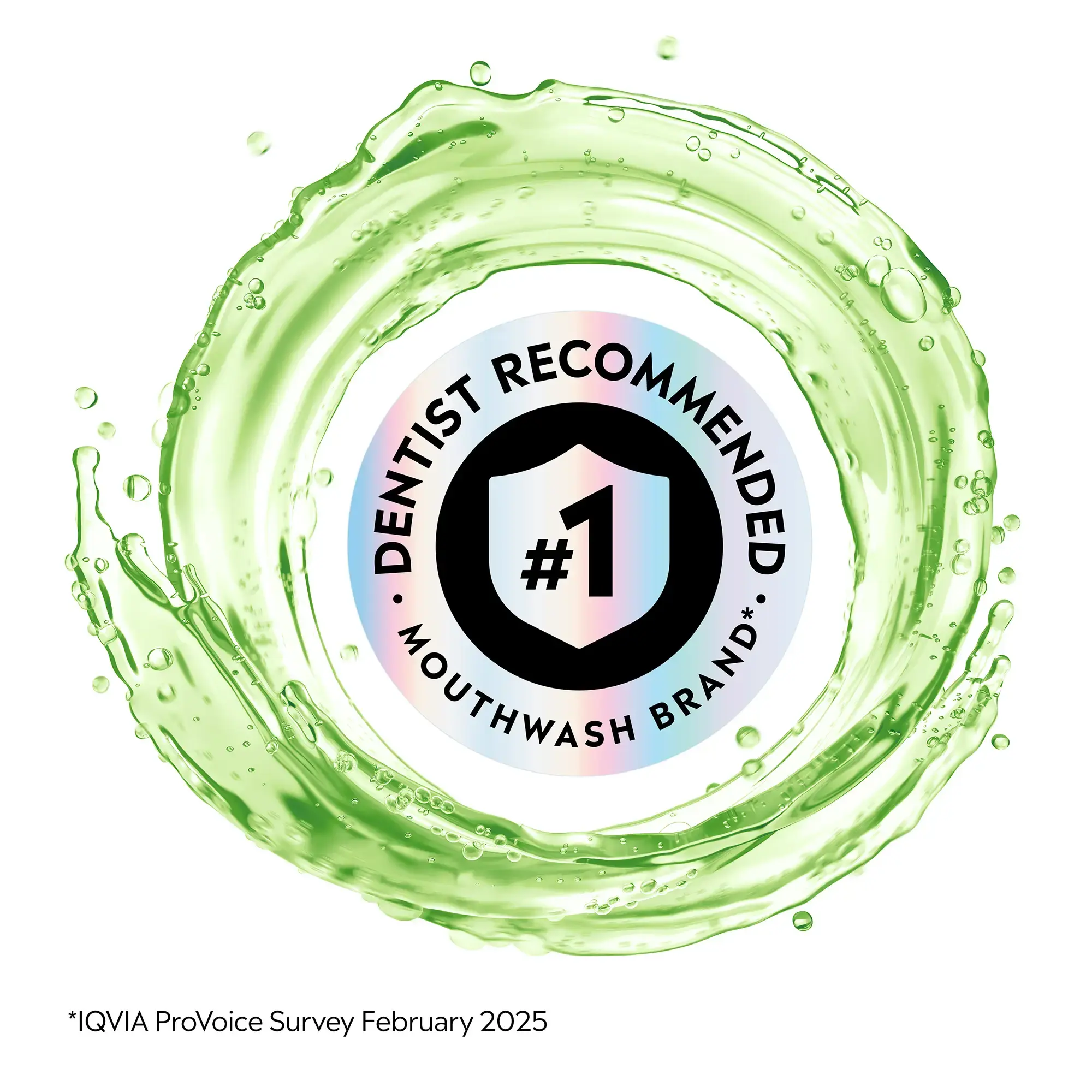 #1 Dentist Recommended Mouthwash Brand IQVIA ProVoice Survey February 2025
