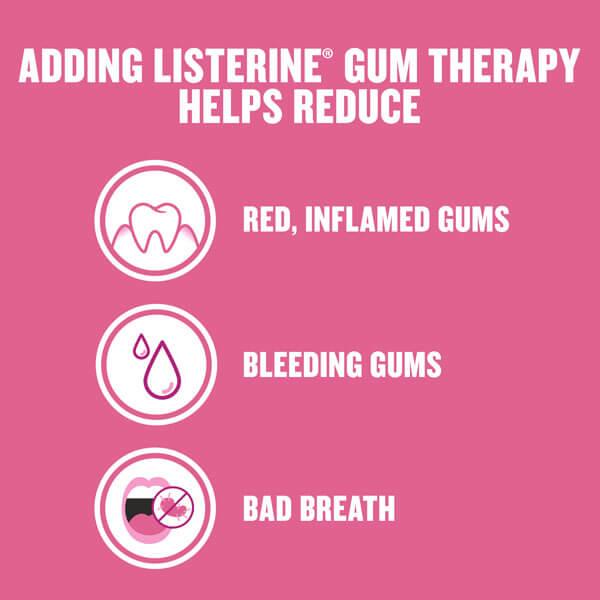 GUM THERAPY Mouthwash for Gingivitis and Plaque LISTERINE®