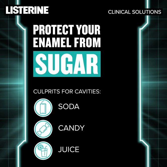 Protect your enamel with Listerine Clinical Solutions