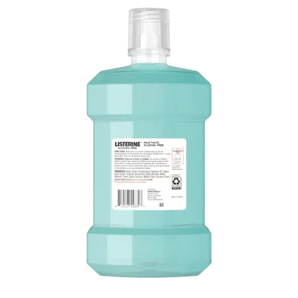 LISTERINE® COOL MINT® Zero Alcohol Mouthwash back