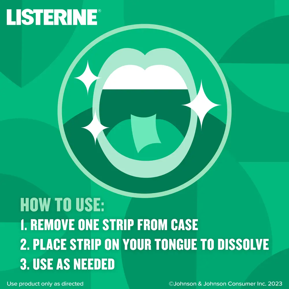 How to use LISTERINE POCKETPAKS FRESHBURST