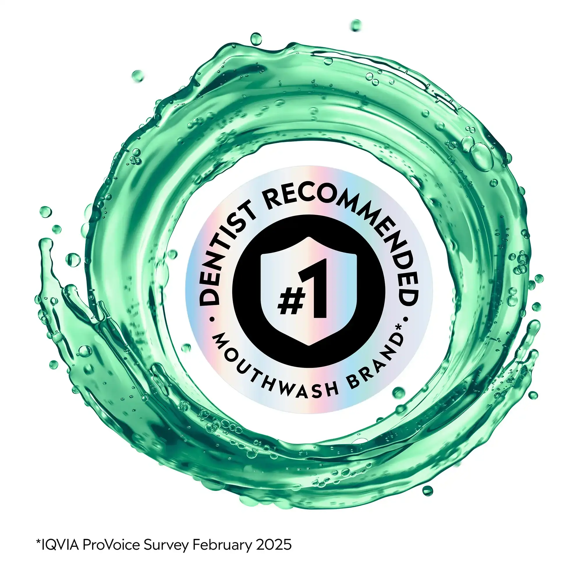 #1 Dentist Recommended Mouthwash Brand IQVIA ProVoice Survey February 2025