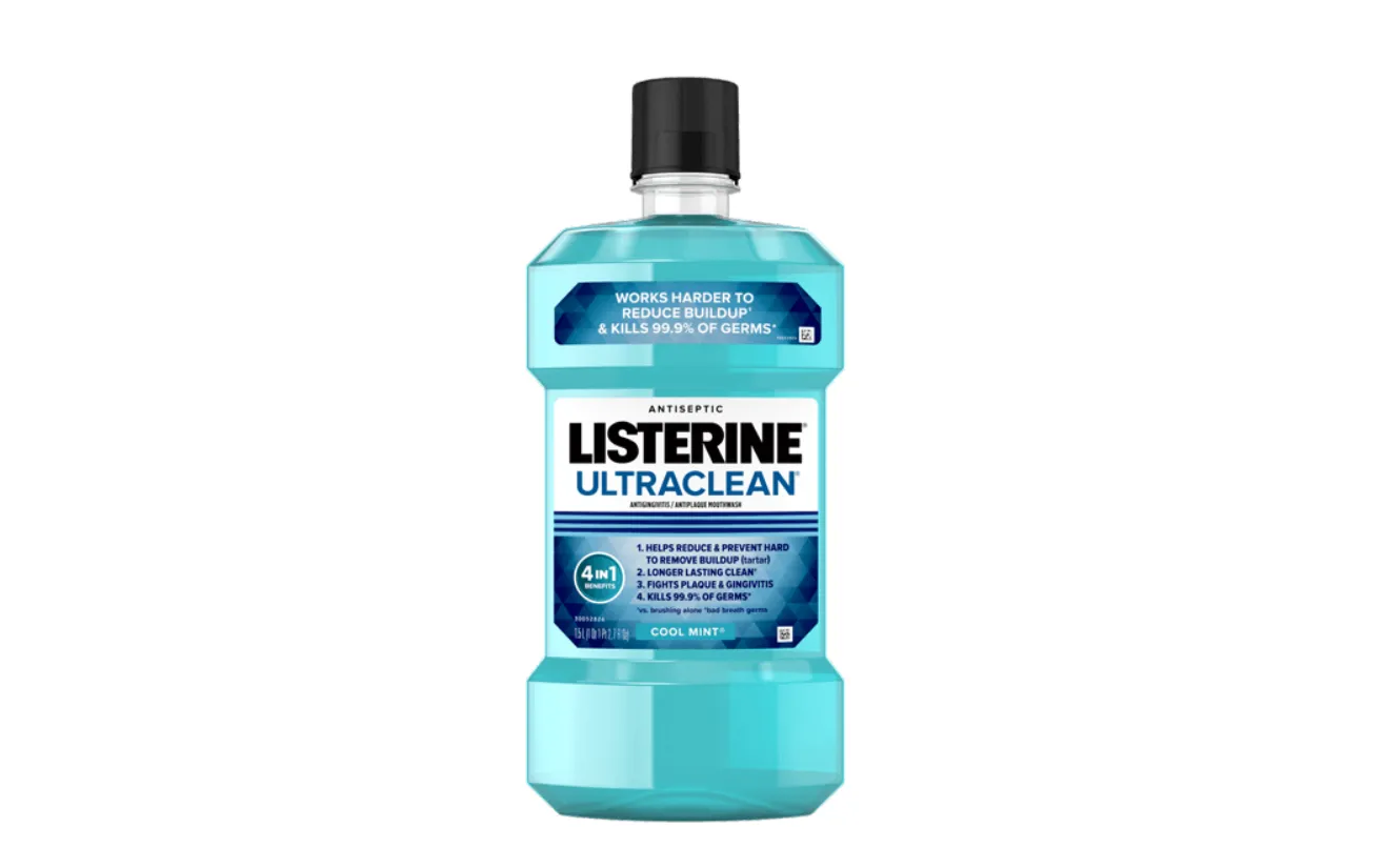 LISTERINE® ULTRACLEAN® COOL MINT® Antiseptic Mouthwash front