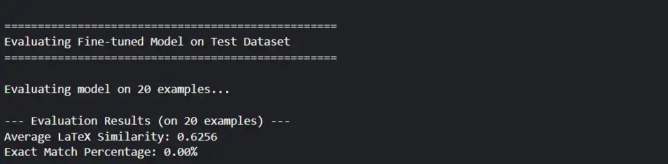 Testing the model on 20 cases