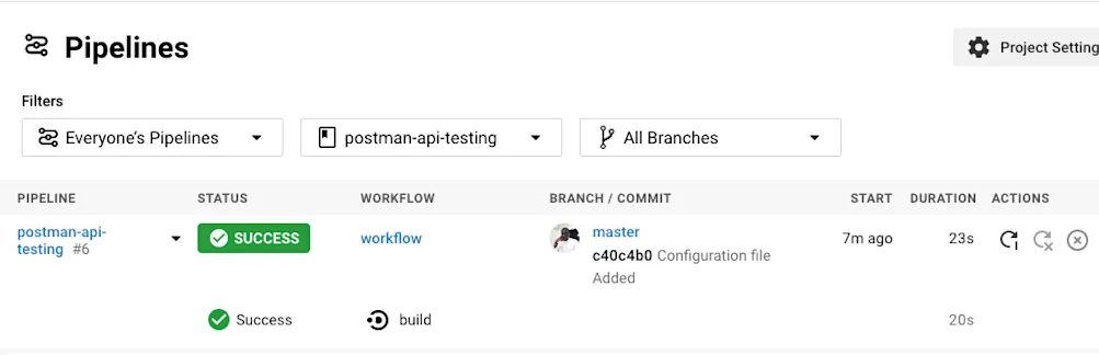 ビルド成功 - CircleCI