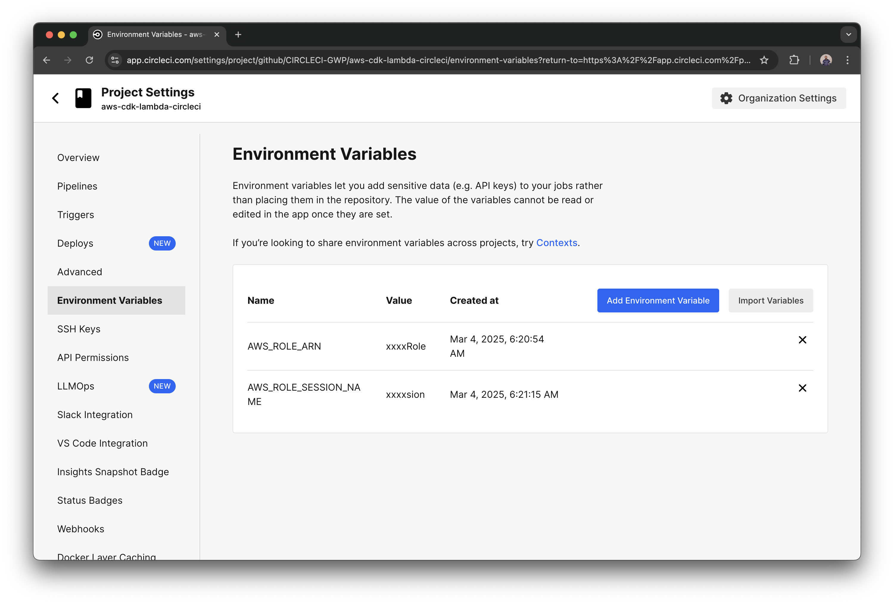 Automate AWS Lambda function deployments to AWS CDK | CircleCI