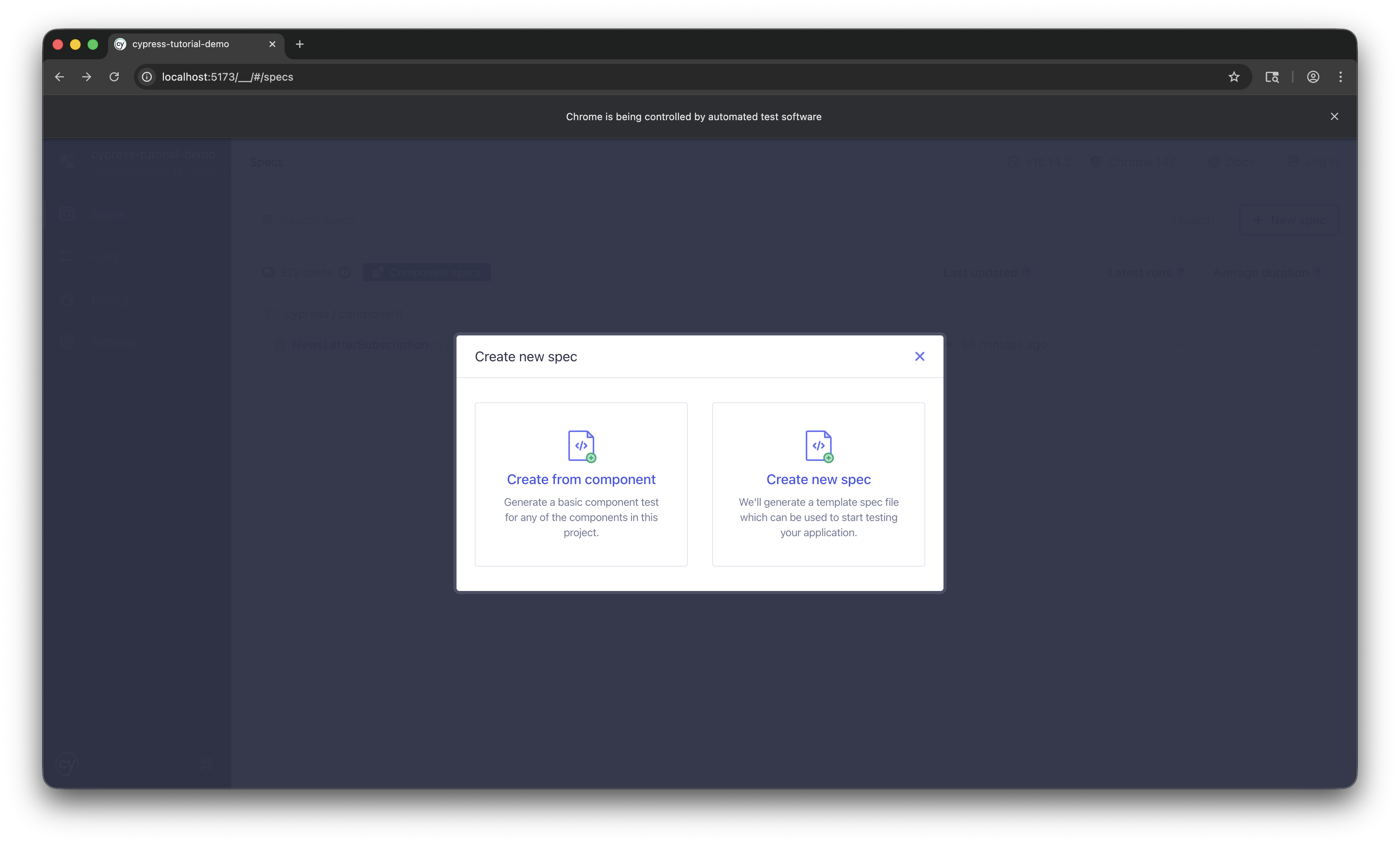 Test React components with Cypress - CircleCI