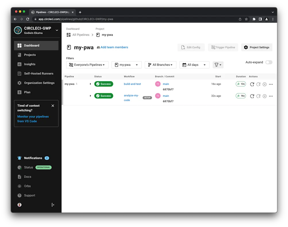 Select Configuration file