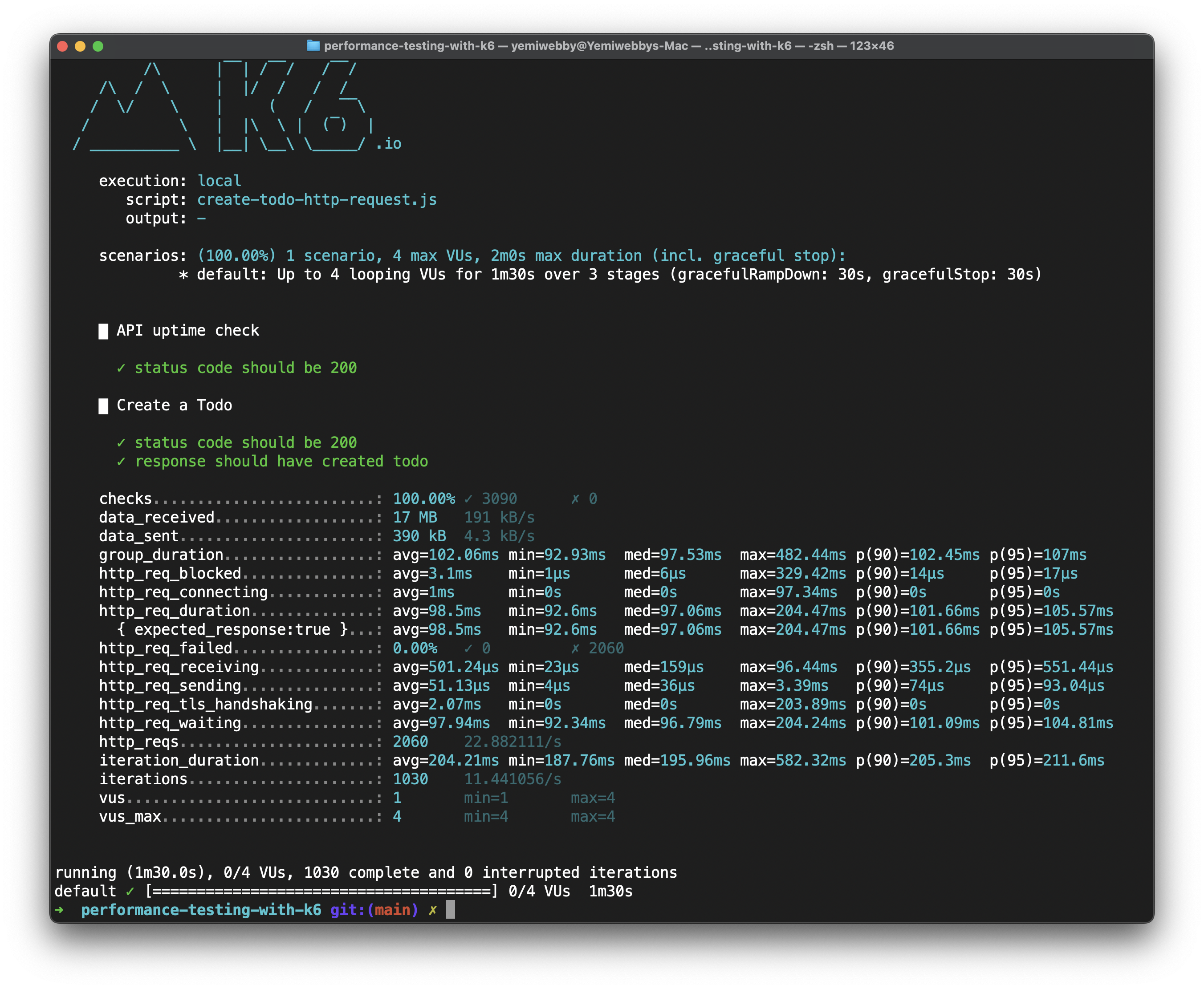 API performance testing with k6 | CircleCI