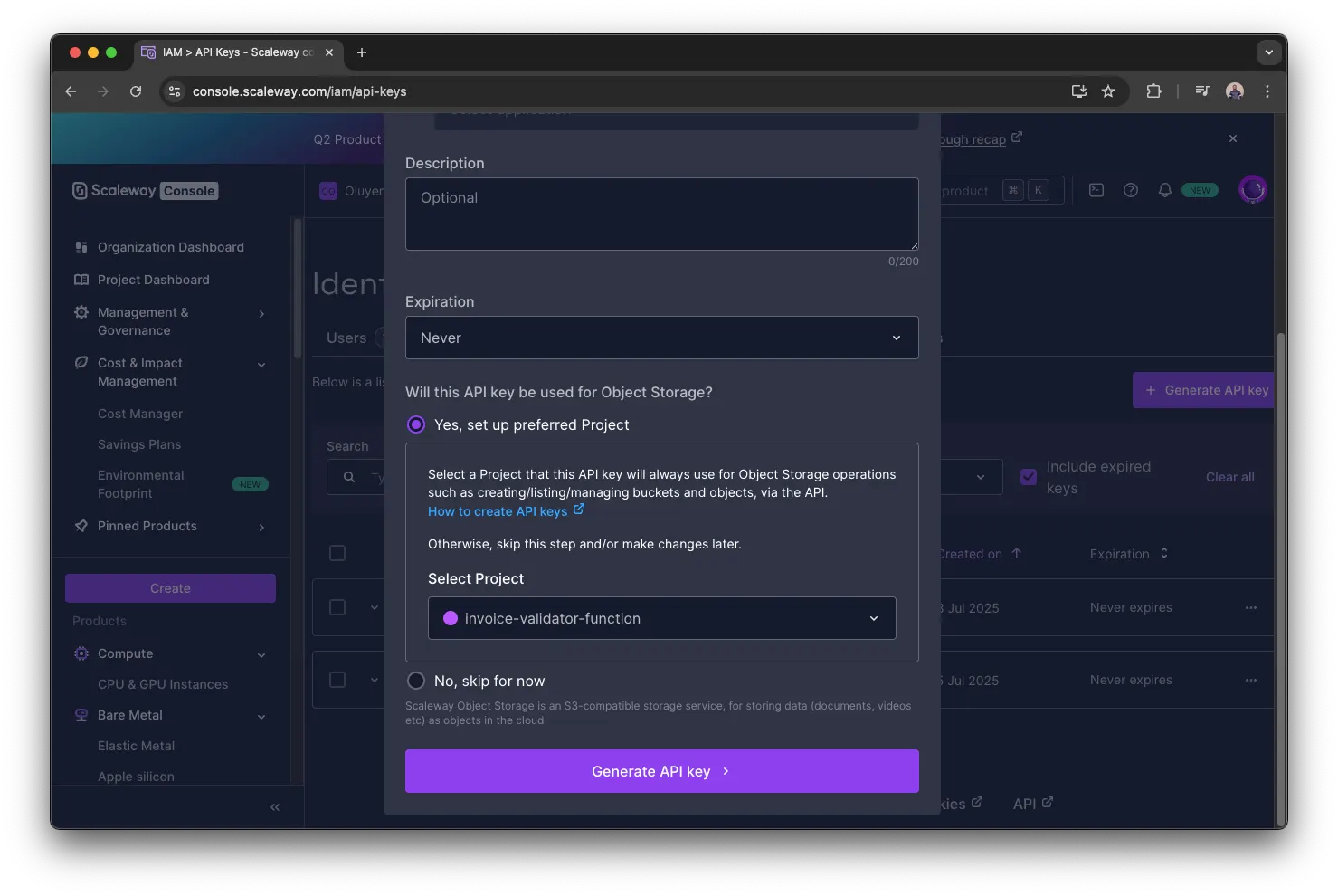 github - fortejas example-serverless-python-api:... Deploy a serverless Python API to Scaleway Functions using CircleCI ...